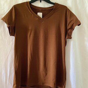 Plain Brown T-Shirt [Logoless]